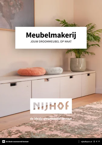 Nijhof woonwarenhuis 家具目录 · Meubelmakerij portfolio