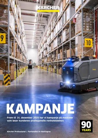 Kärcher maskinkampanje høst/vinter 2025