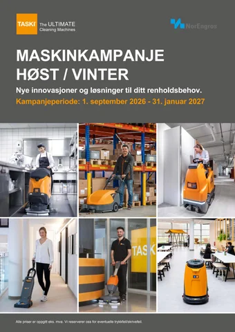 Norengros Taski Maskinkampanje høst 2026