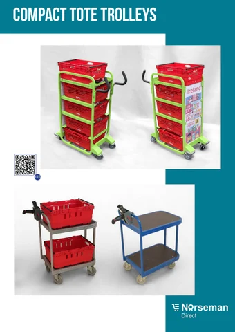 116 - COMPACT TOTE TROLLEYS
