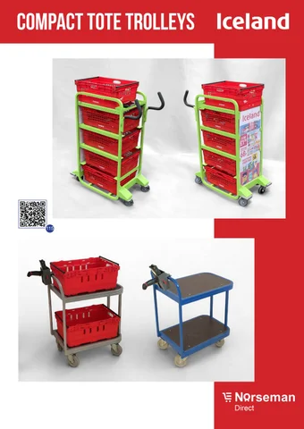 115 - ICELAND COMPACT TOTE TROLLEYS