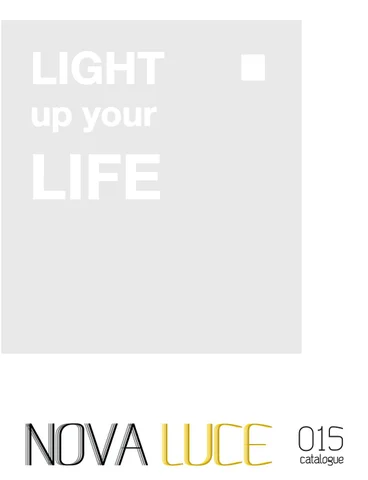 Nova Luce 灯饰目录 2015