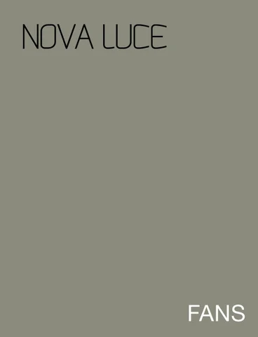 Nova Luce 灯饰目录 2022 - Fans