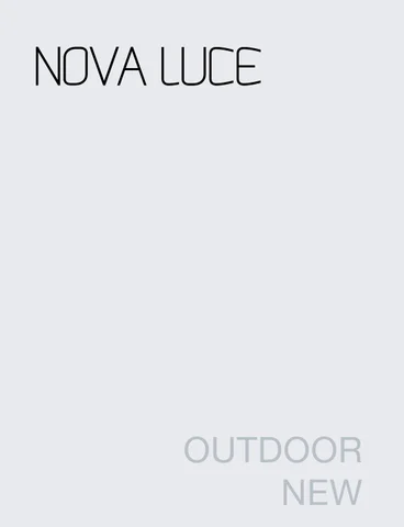 Nova Luce 目录 2022 - 户外