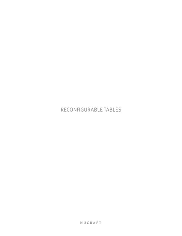 Reconfigurable Tables