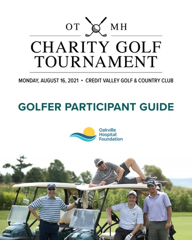 OTMH Charity Golf Tournament Participant 指南