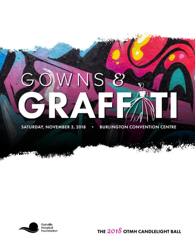 Oakville Hospital Foundation Gowns × Graffiti - 2018 OTMH Candlelight Ball 灯饰型录