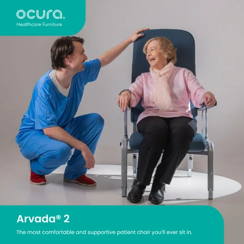 Arvada® 2 Healthcare Patient 椅 | Ocura Healthcare 家具