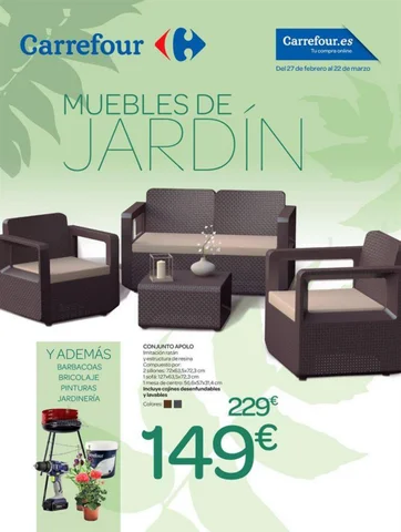Ofertas Supermercados 家具目录 carrefour muebles 德文 jardin