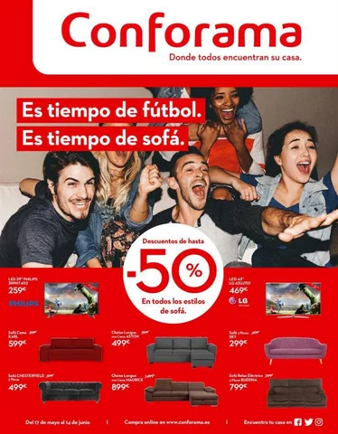 Ofertas Supermercados 家具目录 conforama hasta el 50 porciento 德文 descuesto 英文 sofas