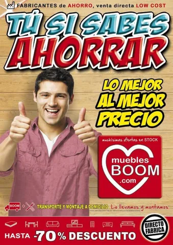 Ofertas Supermercados 家具目录 Muebles Boom tu si sabes ahorrar