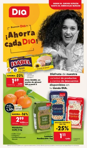 Ofertas Supermercados 家具目录 DIA MARZO