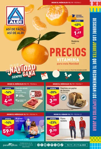 Ofertas 英文 supermercados ALDI del 15 al 21 德文 noviembre