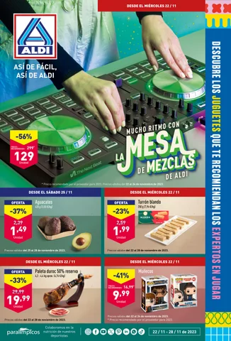 家具目录 ALDI del 22 al 28 德文 noviembre
