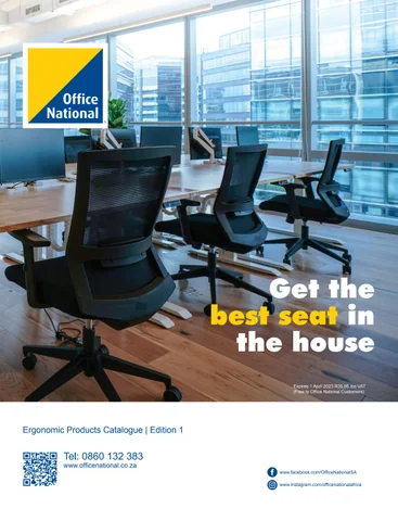 OfficeNationalAfrica Ergonomic Products 家具目录 | 版 1 | Support 办公
