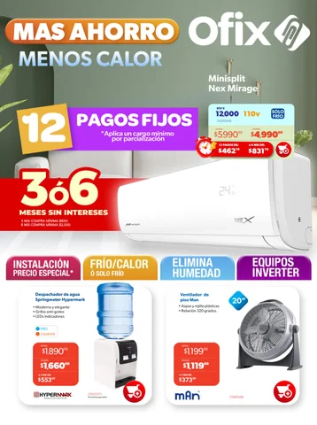 MÁS AHORRO MENOS CALOR CON OFIX