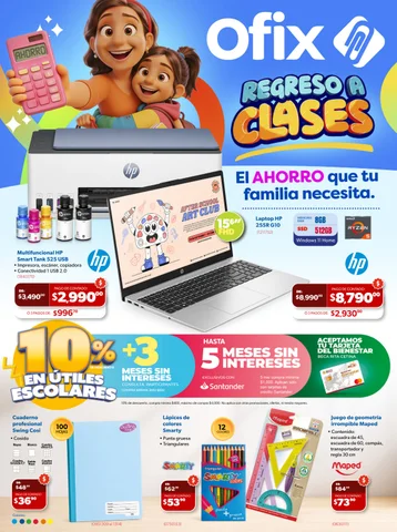 REGRESA A CLASES AL MEJOR PRECIO CON OFIX