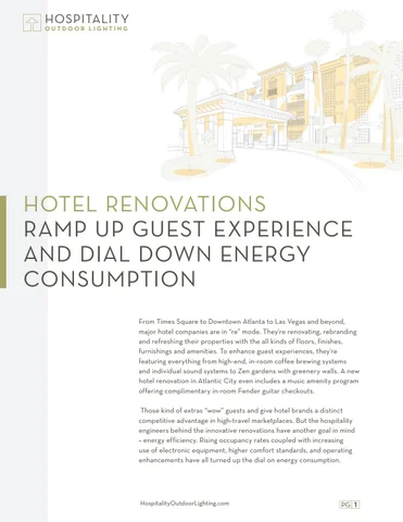 酒店工程 户外照明 White Paper