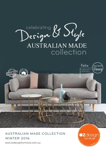 OZ Design Furniture Celebrating Design × Style - 澳大利亚 Made 家具产品集