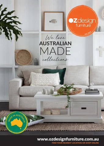 OZ Design Furniture 家具目录 · We Love 澳大利亚 Made Collections |