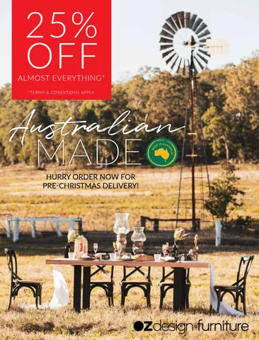 OZ Design Furniture OZ DESIGN FURNITURE 澳大利亚 MADE 家具型录 + 25% off*