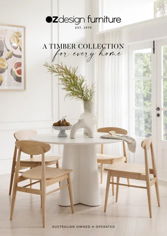 OZ Design Furniture A Timber 家具产品集 For Every 家居 by
