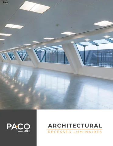 Pa-Co Lighting 灯饰目录 · 建筑 Recessed Luminaires