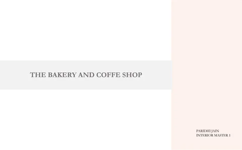 BAKERY-COFFEE SHOP