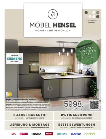 Perspektive Werbeagentur 家具 Hensel 目录 Einzelseiten
