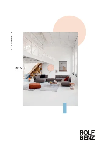 Perspektive Werbeagentur 家具目录 · Rolf Benz Hauptkatalog 2018