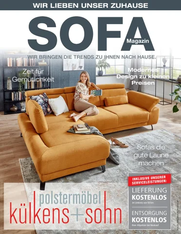 Perspektive Werbeagentur 家具目录 · 沙发 Magazin - Külkens + Sohn