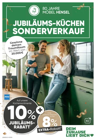 家具 Hensel - 全球 Küchenprospekt - Jubiläums-Küchen Sonderverkauf
