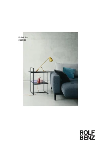 Perspektive Werbeagentur 家具目录 · Rolf Benz Hauptkatalog 2015 2016