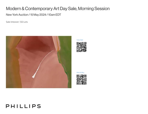 现代 × 现代 Art Day Sale, Morning Session [ 家具目录 ]