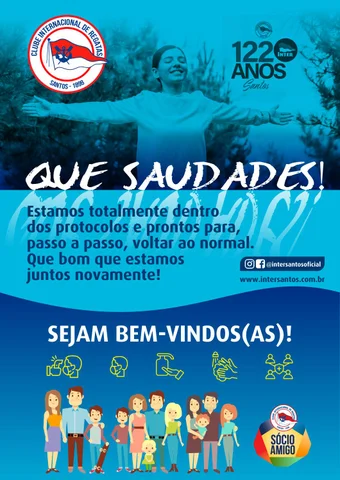 Clube Internacional 德文 Regatas - Diretrizes Corona Vírus