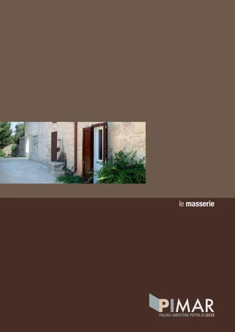 Pimar | Italian Limestone Specialist Pimar Cottage finishing 家具目录