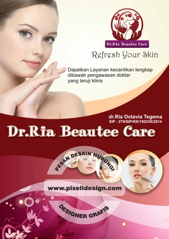 Buklet Iklan Skincare Kecantikan
