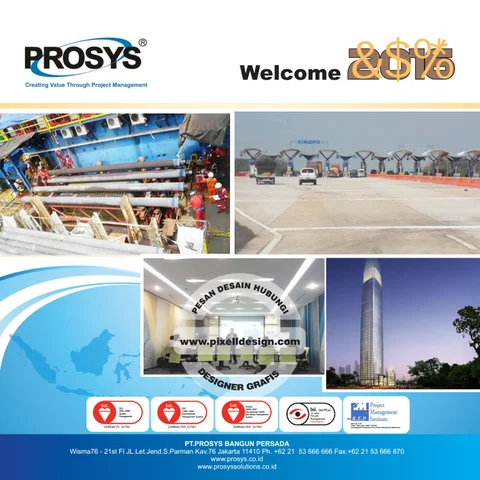 Desain Kalender Meja Iklan Perusahaan Prosis