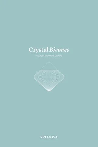 水晶 Bicones, Preciosa Signature Design