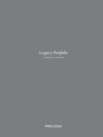 preciosalighting 灯饰目录 · Legacy Portfolio