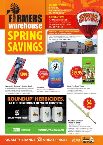 Farmers 仓库 春季 Savings