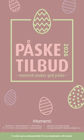 Momenti - Påskefolder 2026