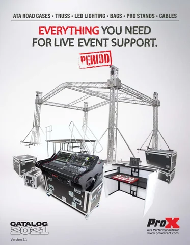 ProX Live Performance Gear | 电子版 灯饰目录 | 版本 2.1