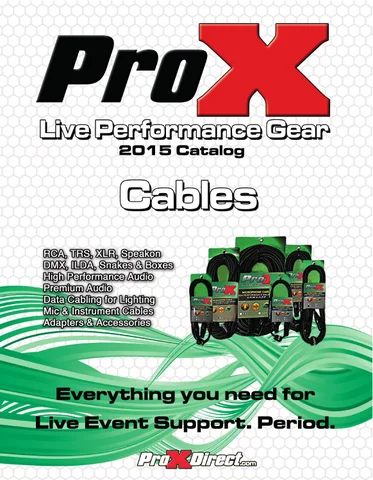 ProX Cables 灯饰目录 2015