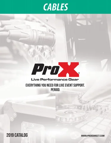 CABLES - ProX 灯饰目录 2019