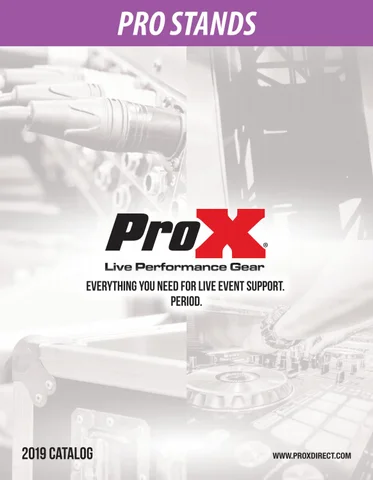 PRO STANDS - ProX 灯饰目录 2019