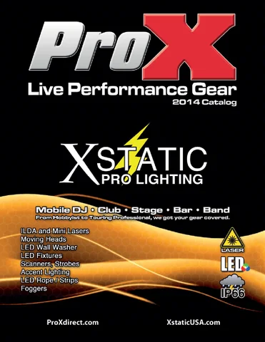ProX Xstatic Pro 灯饰目录 2014a