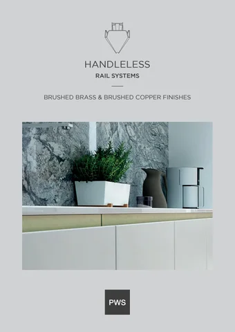 PWS Distributors Ltd 家具目录 · PWS Handleless Rail System - Accent Finishes 2019