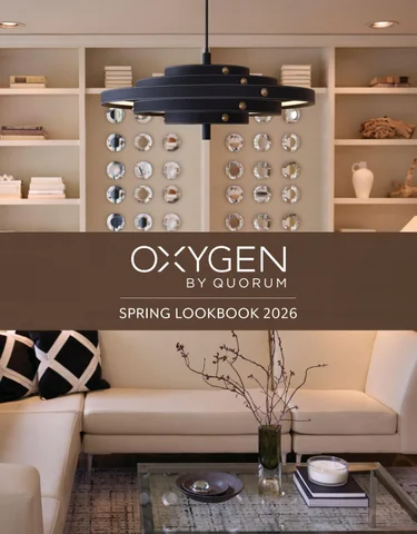 Quorum Spring Lookbook 2026 灯饰目录 · Oxygen by