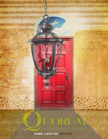 Pinhook Branding LLC 灯饰目录 · Quorum 灯饰 册 2011 Family Section